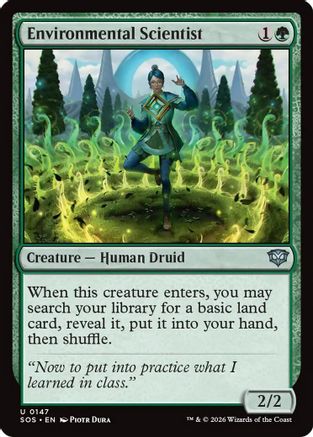 Environmental Scientist (SOS-147)  Foil - Secrets of Strixhaven