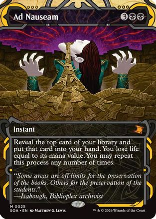 Ad Nauseam (SOA-025)  - Secrets of Strixhaven: Mystical Archive
