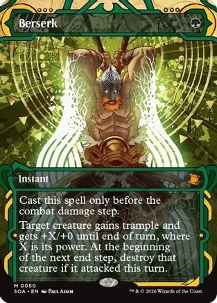 Berserk (SOA-050)  Foil - Secrets of Strixhaven: Mystical Archive