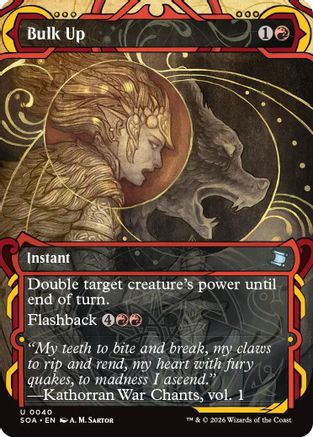 Bulk Up (SOA-040)  - Secrets of Strixhaven: Mystical Archive