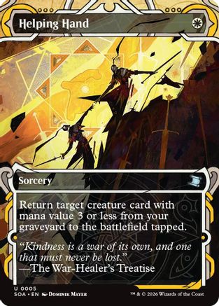 Helping Hand (SOA-005)  - Secrets of Strixhaven: Mystical Archive