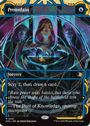Preordain (SOA-021)  Foil - Secrets of Strixhaven: Mystical Archive