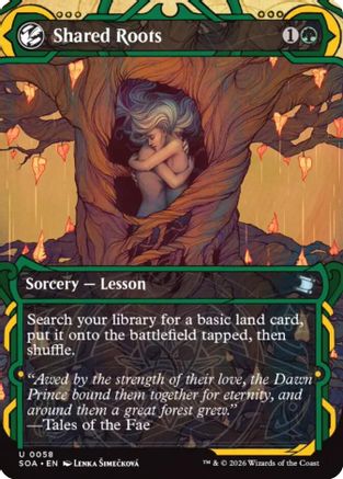 Shared Roots (SOA-058)  Foil - Secrets of Strixhaven: Mystical Archive