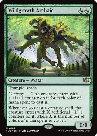 Wildgrowth Archaic (SOS-168)  Foil - Secrets of Strixhaven