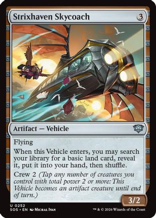 Strixhaven Skycoach (SOS-252)  Foil - Secrets of Strixhaven