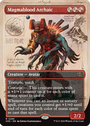 Magmablood Archaic (Borderless) (SOS-295)  - Secrets of Strixhaven