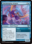 Encouraging Aviator (SOS-046)  Foil - Secrets of Strixhaven
