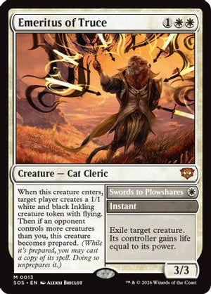 Emeritus of Truce (SOS-013)  - Secrets of Strixhaven
