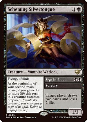 Scheming Silvertongue (SOS-099)  - Secrets of Strixhaven