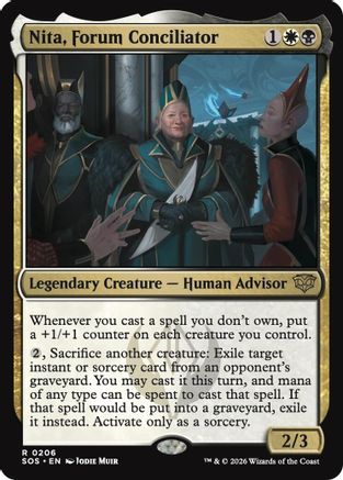 Nita, Forum Conciliator (SOS-206)  - Secrets of Strixhaven