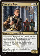 Snooping Page (SOS-227)  - Secrets of Strixhaven