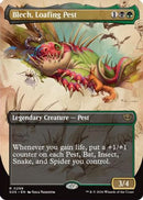 Blech, Loafing Pest (Borderless) (SOS-298)  Foil - Secrets of Strixhaven