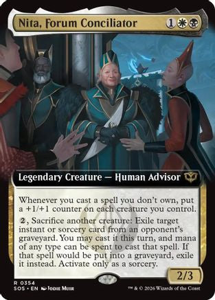 Nita, Forum Conciliator (Extended Art) (SOS-354)  - Secrets of Strixhaven