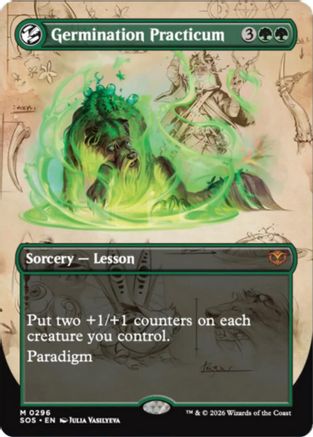 Germination Practicum (Borderless) (SOS-296)  - Secrets of Strixhaven