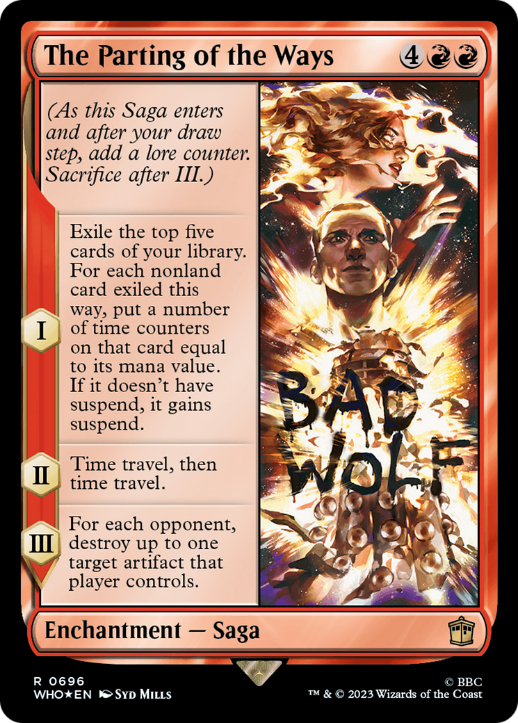 The Parting of the Ways (Surge Foil) (WHO-696)  Foil - Doctor Who