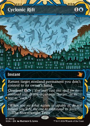 Cyclonic Rift (SOA-014)  Foil - Secrets of Strixhaven: Mystical Archive