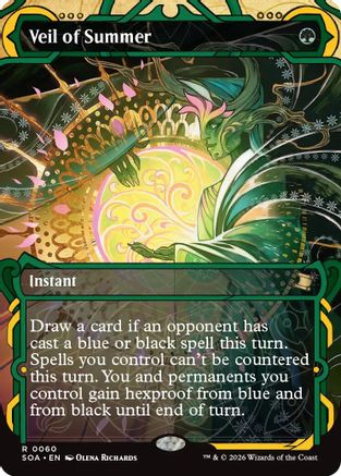 Veil of Summer (SOA-060)  Foil - Secrets of Strixhaven: Mystical Archive