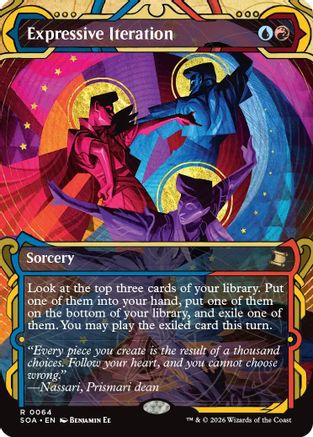 Expressive Iteration (SOA-064)  Foil - Secrets of Strixhaven: Mystical Archive