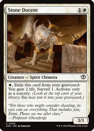 Stone Docent (SOS-036)  - Secrets of Strixhaven