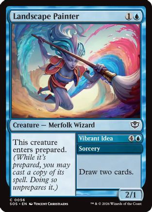 Landscape Painter (SOS-056)  Foil - Secrets of Strixhaven