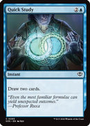 Quick Study (SOS-065)  Foil - Secrets of Strixhaven