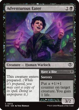 Adventurous Eater (SOS-072)  Foil - Secrets of Strixhaven