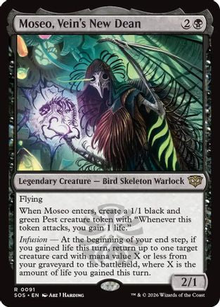 Moseo, Vein's New Dean (SOS-091)  Foil - Secrets of Strixhaven