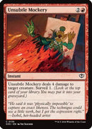 Unsubtle Mockery (SOS-136)  Foil - Secrets of Strixhaven
