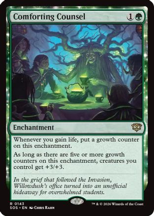 Comforting Counsel (SOS-143)  Foil - Secrets of Strixhaven