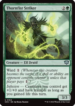 Thornfist Striker (SOS-164)  Foil - Secrets of Strixhaven