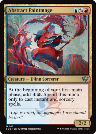 Abstract Paintmage (SOS-171)  - Secrets of Strixhaven