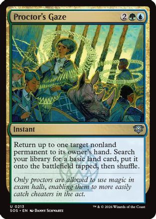 Proctor's Gaze (SOS-213)  Foil - Secrets of Strixhaven