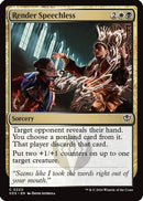 Render Speechless (SOS-220)  Foil - Secrets of Strixhaven