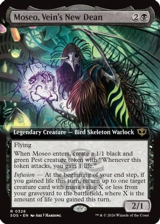 Moseo, Vein's New Dean (Extended Art) (SOS-326)  - Secrets of Strixhaven