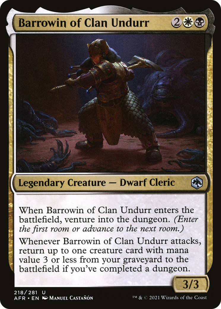 Barrowin of Clan Undurr (AFR-218)  Foil - Adventures in the Forgotten Realms