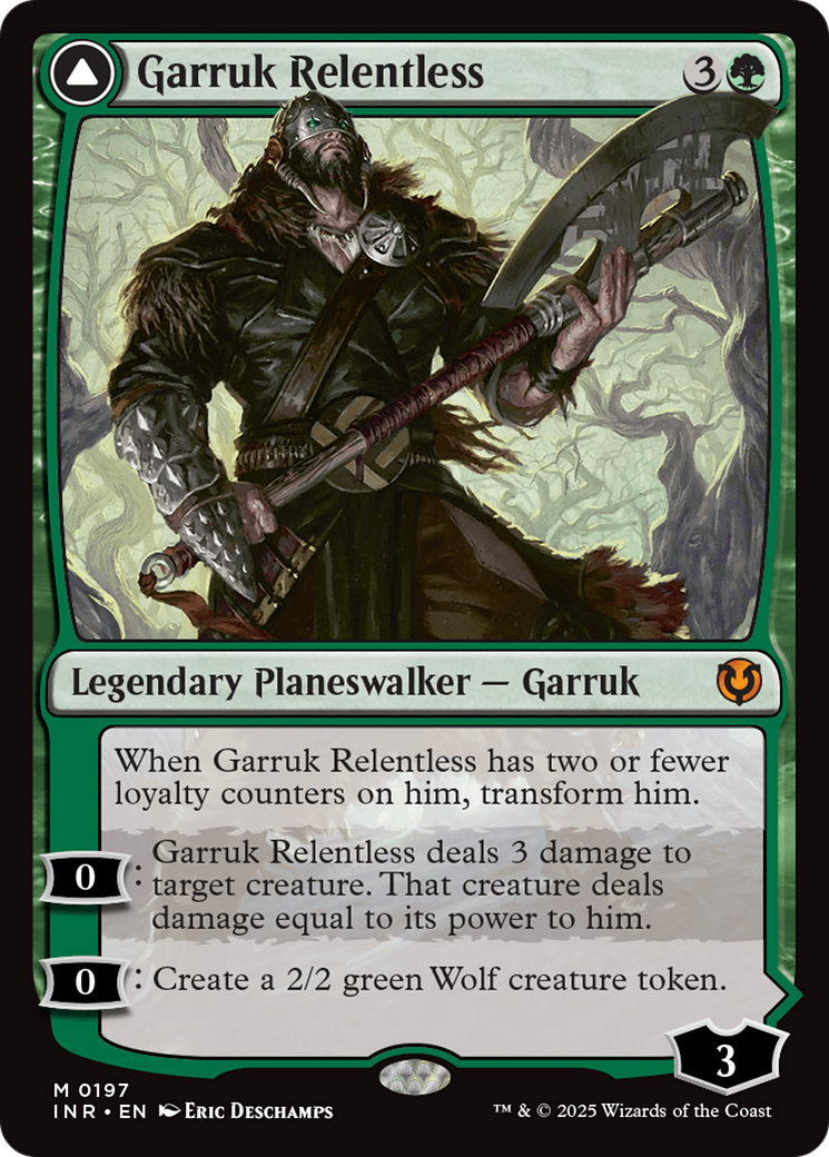 Garruk Relentless (INR-197)  - Innistrad Remastered