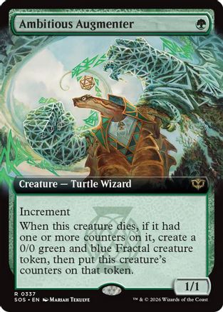 Ambitious Augmenter (Extended Art) (SOS-337)  Foil - Secrets of Strixhaven