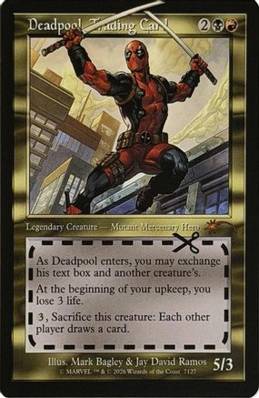 Deadpool, Trading Card (7127) (SLD-7127)  - Secret Lair Drop Series