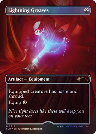 Lightning Greaves (2526) (SLD-2526)  Foil - Secret Lair Drop Series