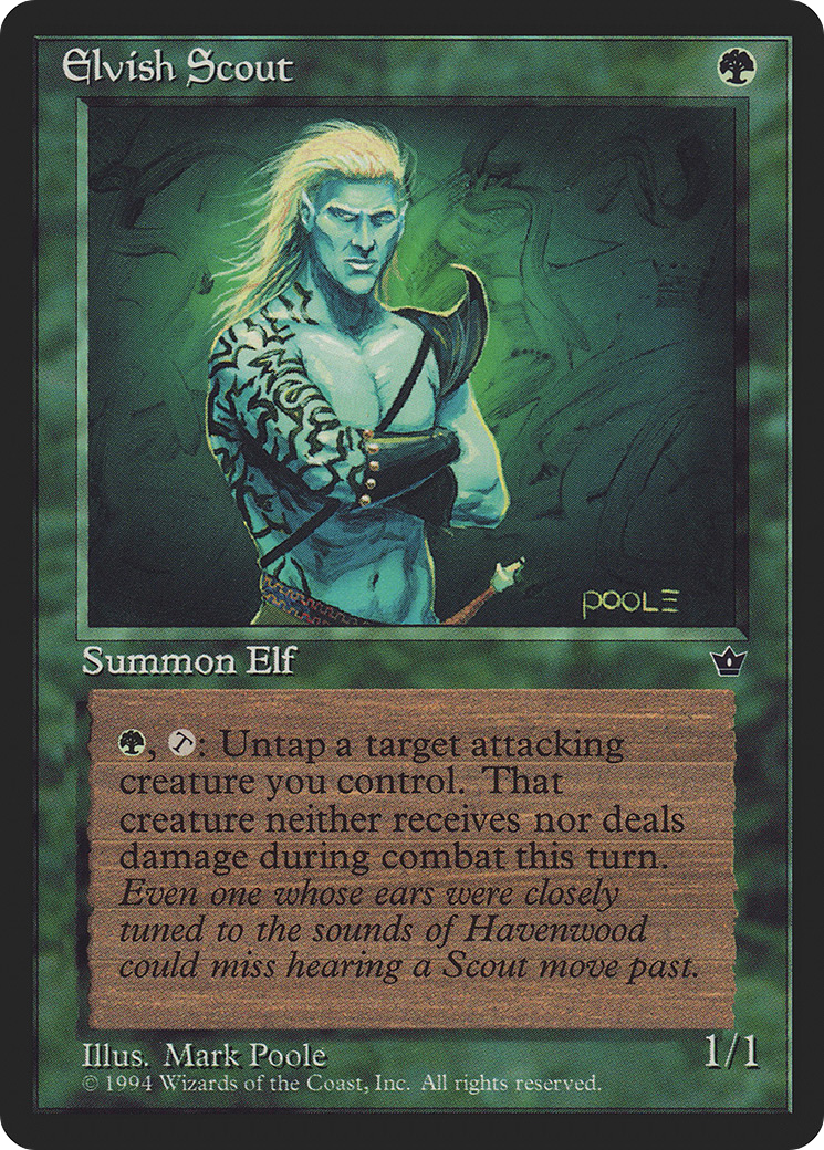 Elvish Scout (FEM-)  - Fallen Empires