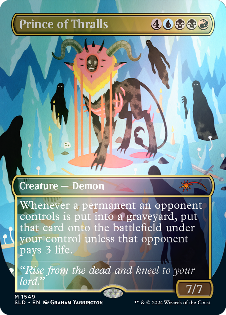 Prince of Thralls (Rainbow Foil) (SLD-1549)  Foil - Secret Lair Drop (Borderless)