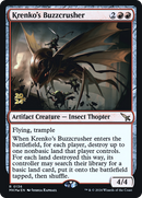 Krenko's Buzzcrusher (PRE-136)  Foil - Murders at Karlov Manor Promos