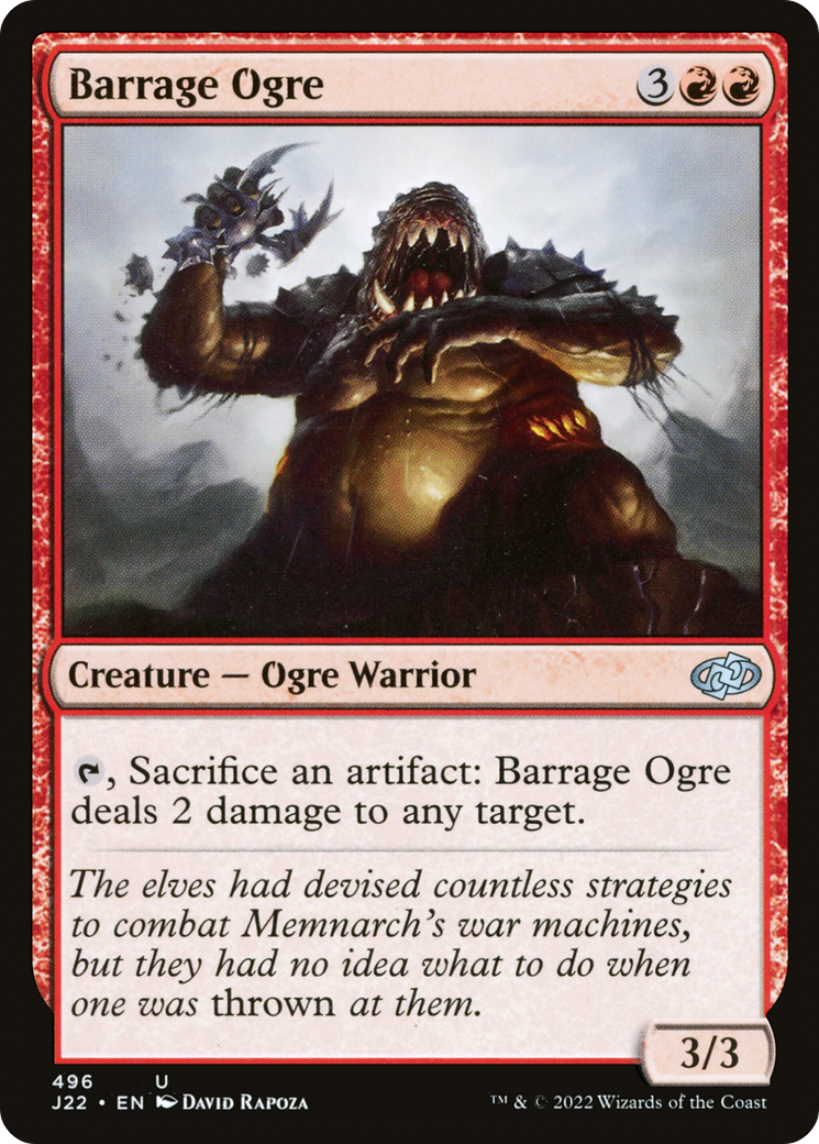 Barrage Ogre (J22-496)  - Jumpstart 2022