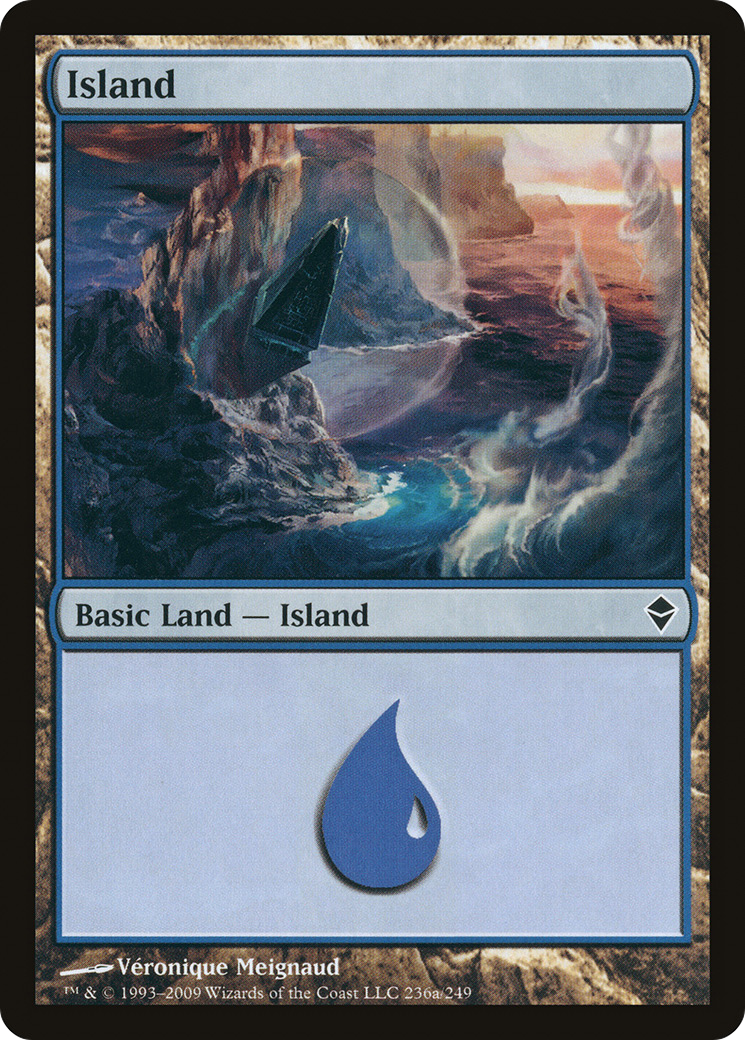 Island (236a) (ZEN-236A) - Zendikar