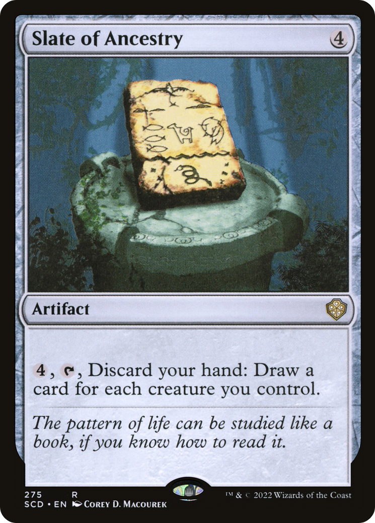 Slate of Ancestry (SCD-275)  - Starter Commander Decks
