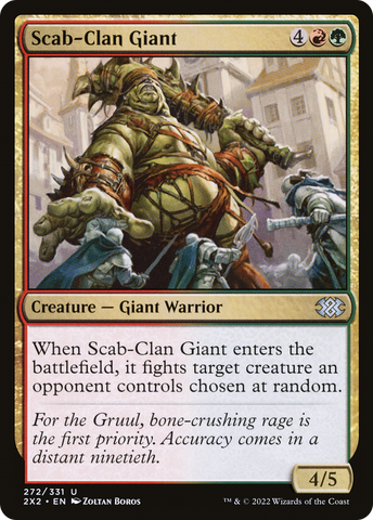 Scab-Clan Giant (2X2-272)  - Double Masters 2022