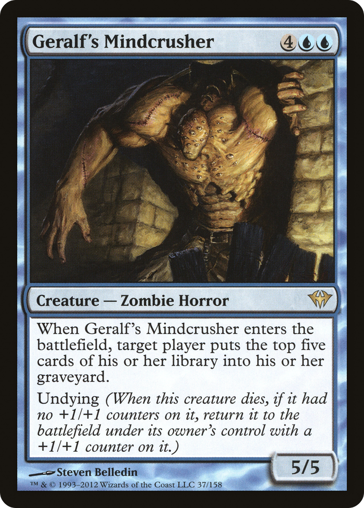 Geralf's Mindcrusher (DKA-037)  - Dark Ascension