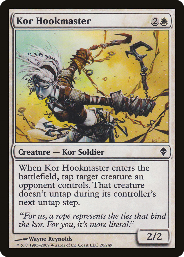 Kor Hookmaster (ZEN-020)  Foil - Zendikar