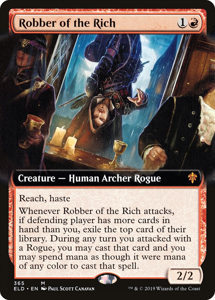Robber of the Rich (Extended Art) (ELD-365)  Foil - Throne of Eldraine: (Extended Art)
