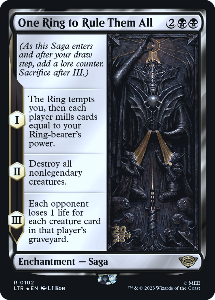 One Ring to Rule Them All (PRE-102)  Foil - Tales of Middle-earth Promos
